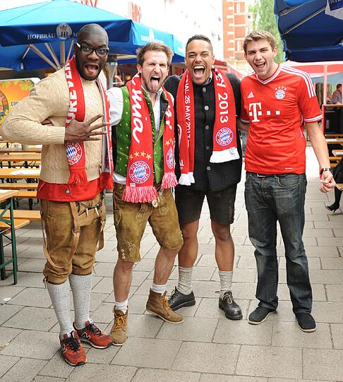 Geschichten, Fans und Skurilitäten: Stimmungsvolle Fotos aus München zum großen Finale in Wembley