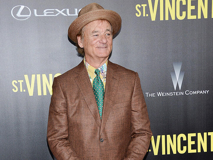 Bill Murray bei der Premiere seines neuen Films "St. Vincent" in New York