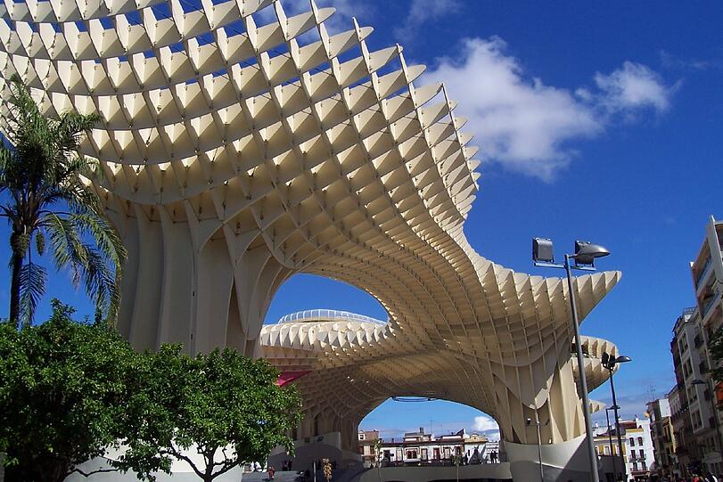 Der "Metropol Parasol" ist das neue Wahrzeichen Sevillas.