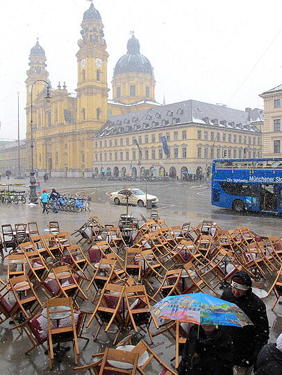 Greislig war das Wetter am Ostersonntag.