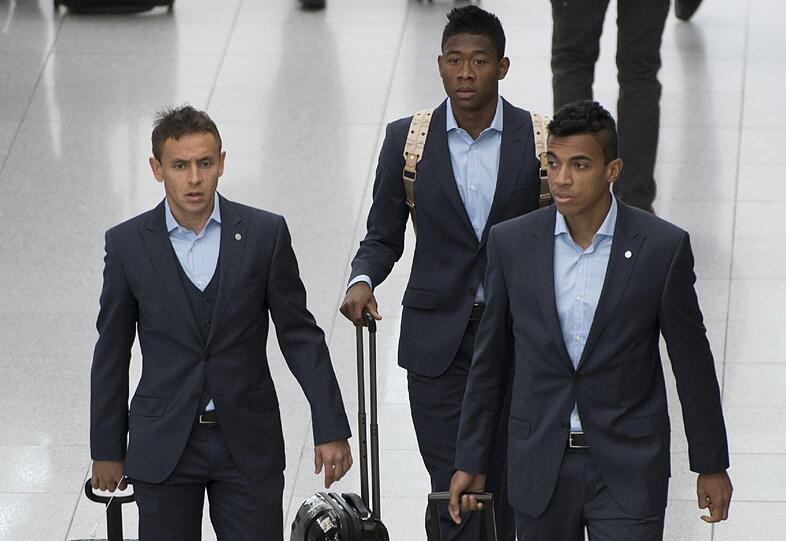 Rafinha, David Alaba und Luiz Gustavo