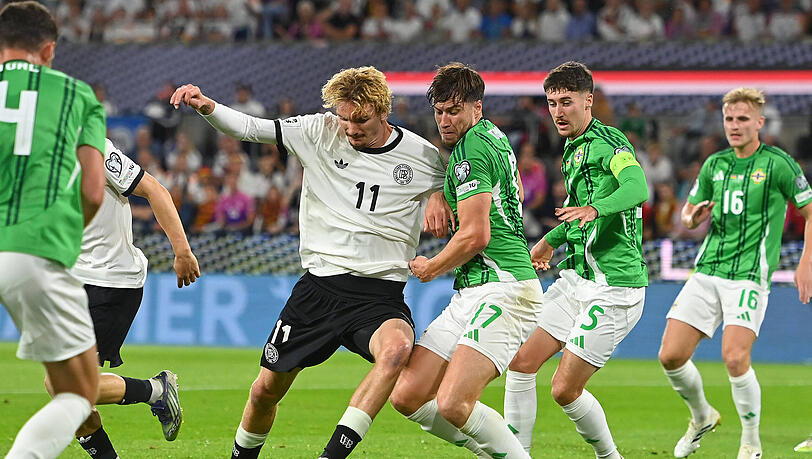 Noch kein Faktor beim DFB-Team: Nick Woltemade. Noch kein Faktor beim DFB-Team: Nick Woltemade.