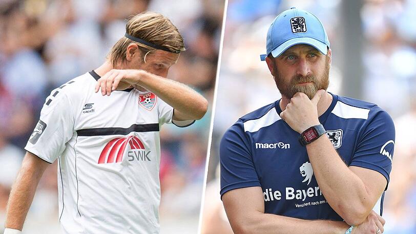 Ex-Löwe und Löwen-Trainer: Stefan Aigner (li.) und Daniel Bierofka.