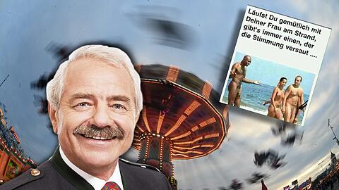 Der frisch gekürte Wiesn-Stadtrat und das Skandal-Foto.