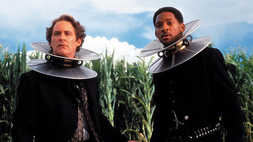 "Wild Wild West": Die Regierungsagenten Artemus Gordon (Kevin Kline, l.) und Jim West (Will Smith)