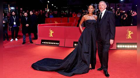 Lilian de Carvalho Monteiro und Boris Becker bei der Berlinale.