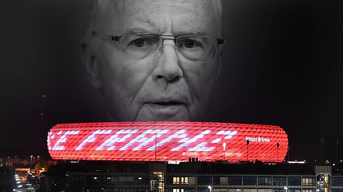 In der Allianz-Arena soll diesen Freitag (19.01) an den verstorbenen Franz Beckenbauer erinnert werden.