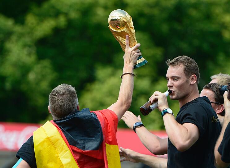 Die Weltmeister feiern am Brandenburger Tor. Die Bilder von der Fanmeile.