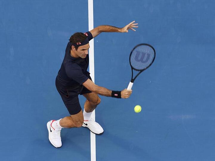Roger Federer zeigte gegen Alexander Zverev eine starke Leistung.