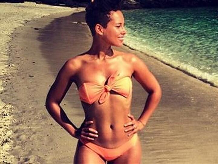 Platz 18 - US-Sängerin Alicia Keys macht nicht nur am Strand eine gute Figur. Die 32-jährige belegt mit 17,55 Millionen Followern Platz 18.
