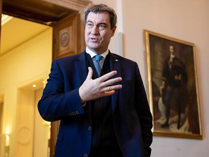 Markus Söder (CSU) im bayerischen Landtag. Foto: Sven Hoppe/dpa/Archivbild
