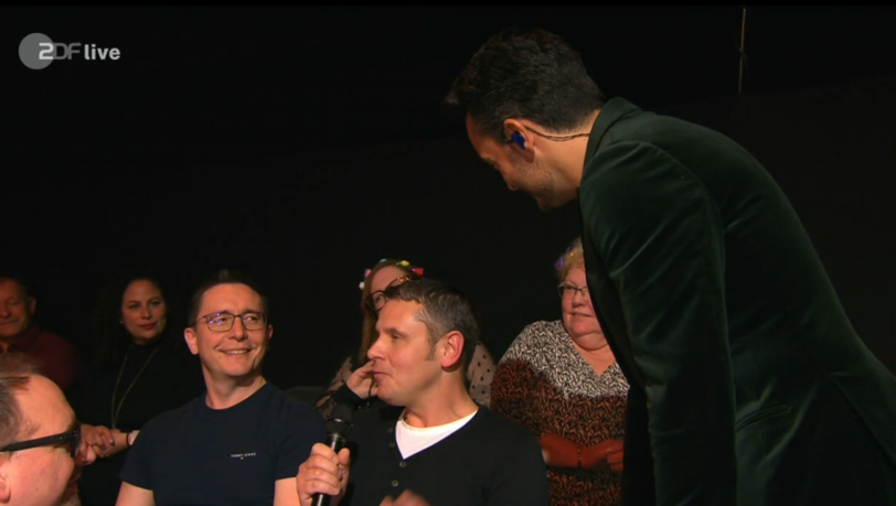 Peinlicher Namenspatzer in der "Giovanni Zarrella Show": Ein Publikumsgast stellt den Moderator versehentlich bloß.