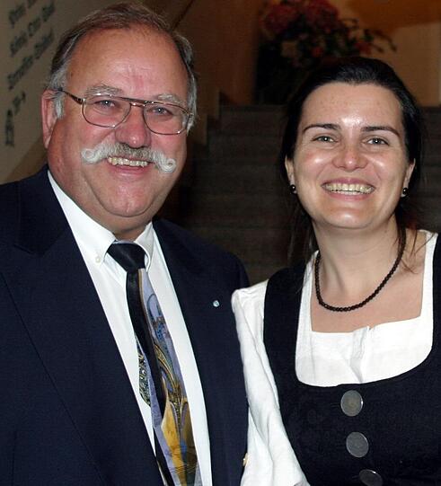 Wiesn im Blut: Wiggerl Hagn und Stephanie Spendler.