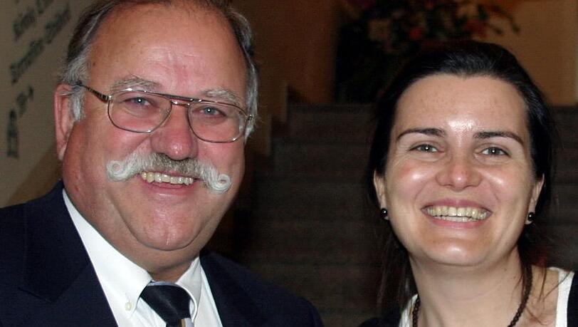 Wiesn im Blut: Wiggerl Hagn und Stephanie Spendler. Wiesn im Blut: Wiggerl Hagn und Stephanie Spendler.