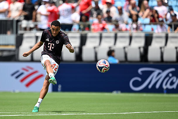 Jamal Musiala wird gegen PSG erstmals in der Startelf stehen. Jamal Musiala wird gegen PSG erstmals in der Startelf stehen.