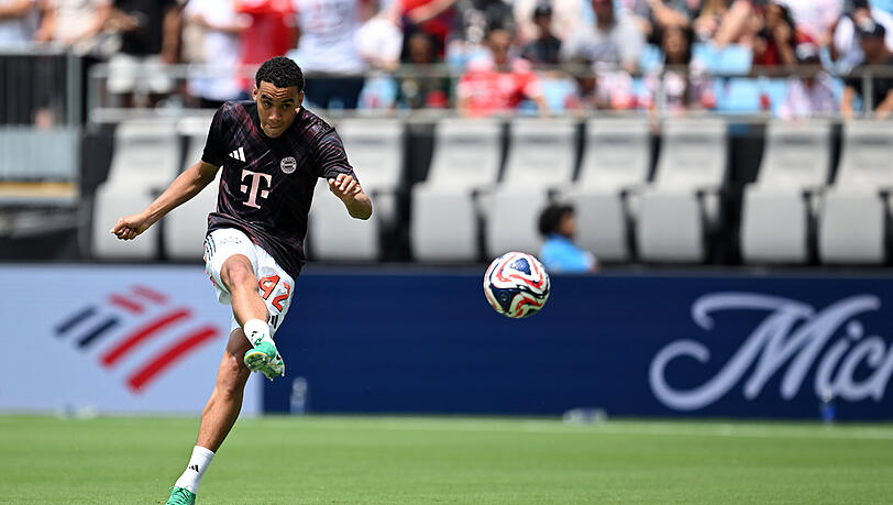 Jamal Musiala wird gegen PSG erstmals in der Startelf stehen. Jamal Musiala wird gegen PSG erstmals in der Startelf stehen.