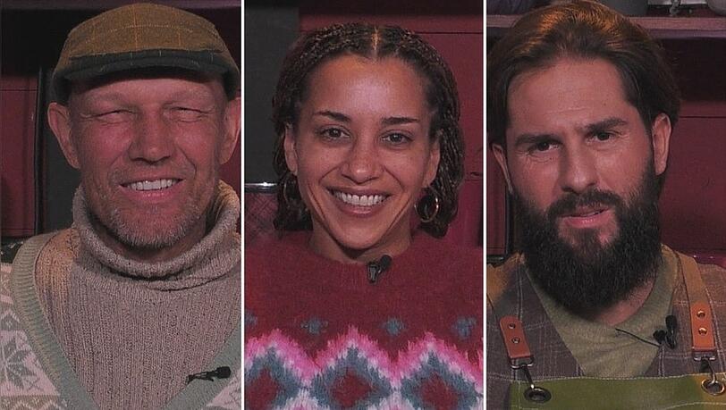 Axel Schulz, Nadja Benaissa und Maurice Dziwak (r.) sind drei der f&uuml;nf Finalisten der aktuellen "Promi Big Brother"-Staffel.