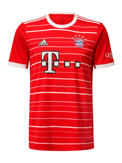 So sieht das Heimtrikot des FC Bayern in der Saison 2022/23 aus.