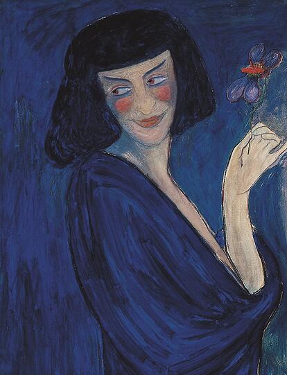 Ein Selbstporträt von Marianne von Werefkin.