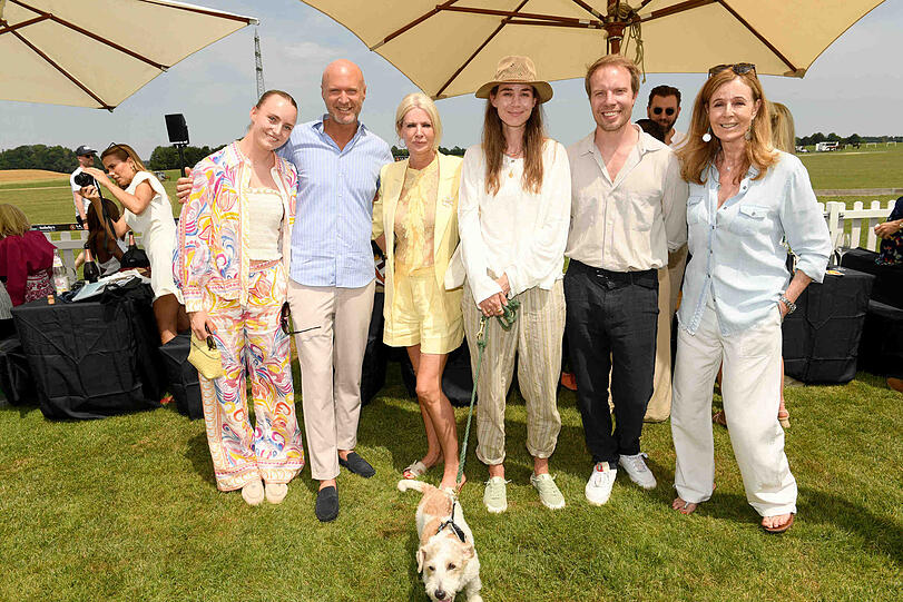 Paulina Falke, Milos Colovic, Tanja Ehrmann, Ludvig Andersson, Milana Schoeller und Andrea Schoeller