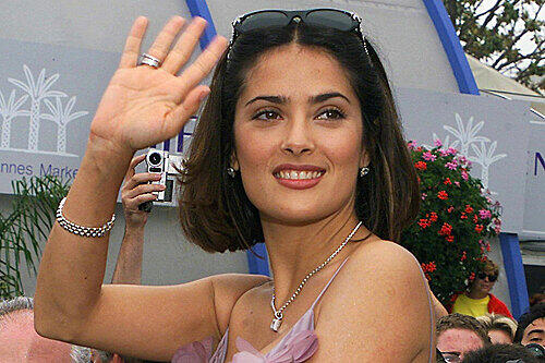 Salma Hayek steht auf's Stillen.