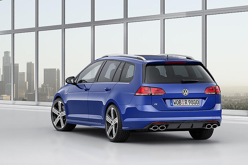 Schneller Lademeister: Der neue VW Golf R Variant bringt's auf viel Platz und 300 PS.