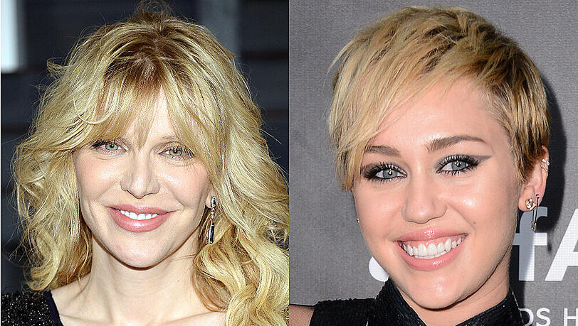 Die Fans der beiden Skandalnudeln müssen auf eine Zusammenarbeit von Courtney Love und Miley Cyrus verzichten Die Fans der beiden Skandalnudeln müssen auf eine Zusammenarbeit von Courtney Love und Miley Cyrus verzichten