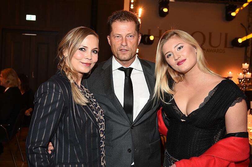 Regina Halmich und Til Schweiger mit Tochter Luna