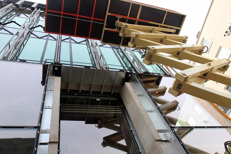 Weitere Bilder von der Baustelle.