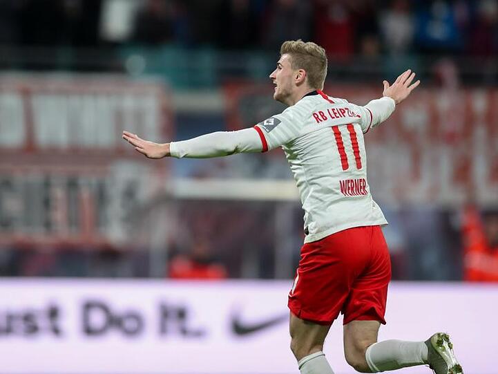 Traf wieder doppelt für RB Leipzig: Timo Werner.
