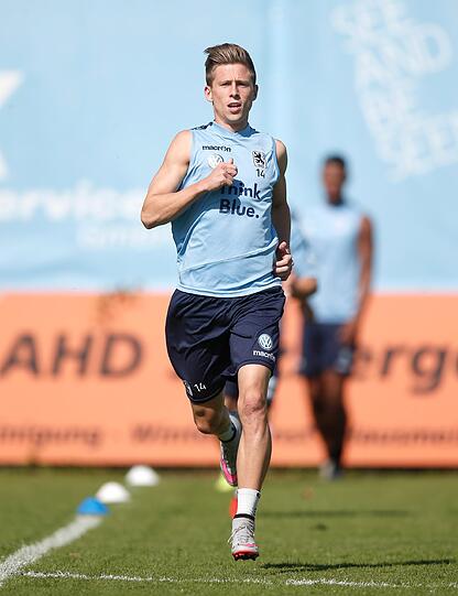 Keine Bälle, sondern jede Menge individuelle Einheiten: Krisztian Simon beim Aufbautraining.