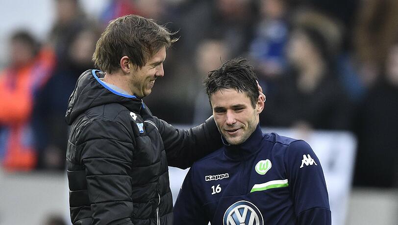 Julian Nagelsmann (l.) 2016 mit Christian Träsch. Julian Nagelsmann (l.) 2016 mit Christian Träsch.