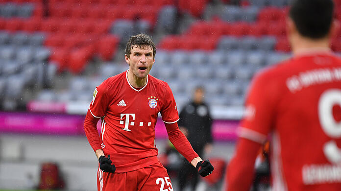 Hochmotiviert: Thomas Müller möchte mit dem FC Bayern in Katar den sechsten Titel innerhalb eines Jahres gewinnen.