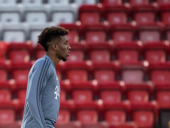 Bayern-Profi Kingsley Coman kann in Liverpool spielen.
