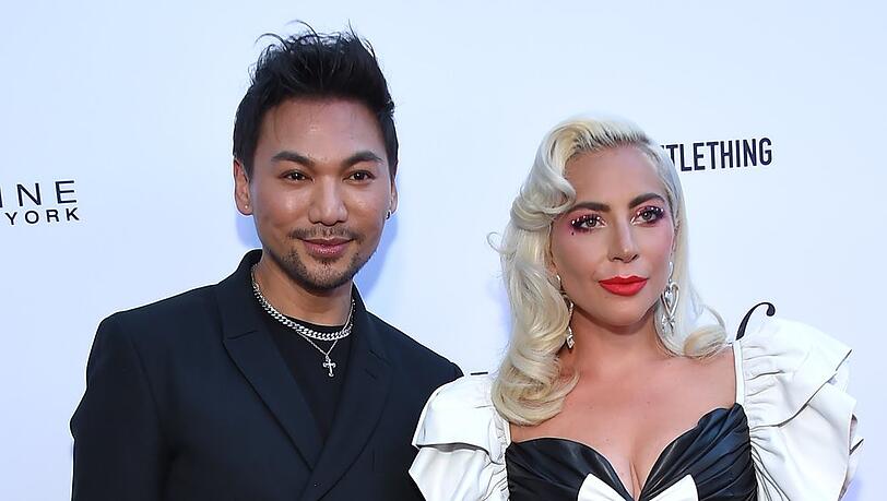 Lady Gaga und Frederic Aspiras auf einem Event im Jahr 2019.