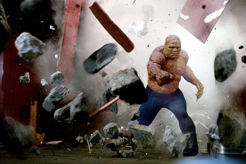 Ben Grimm (Michael Chiklis) hat sicherlich am meisten unter seiner Verwandlung zu leiden: Aus ihm wurde "Das Ding". Ben Grimm (Michael Chiklis) hat sicherlich am meisten unter seiner Verwandlung zu leiden: Aus ihm wurde "Das Ding".