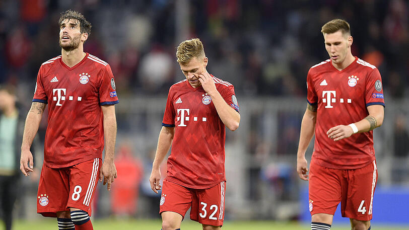 Meinungsführer beim FC Bayern: Joshua Kimmich (Mi.).