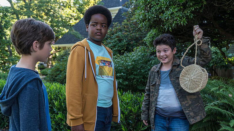Max (Jacob Tremblay), Lucas (Keith L. Williams) und Thor (Brady Noon, von links) haben "Beute" gemacht.