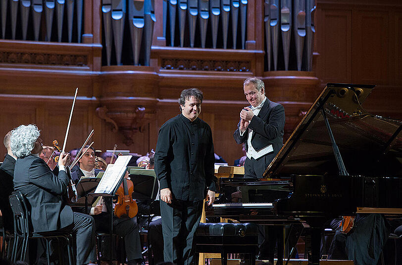 Die Münchner Philharmoniker zu Gast in München. Die Bilder von Konzert und Generalprobe.