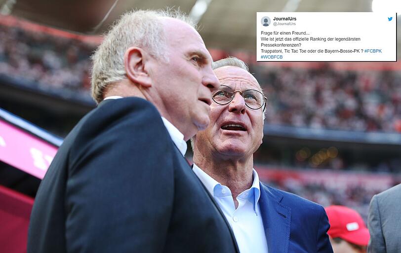 Müssen sich viel Kritik anhören: Uli Honeße (li.) und Karl-Heinz Rummenigge.