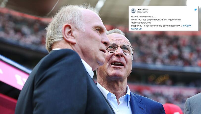 Müssen sich viel Kritik anhören: Uli Honeße (li.) und Karl-Heinz Rummenigge.