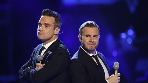 Veröffentlichten 2010 sogar ein gemeinsames Lied: Robbie Williams und Gary Barlow.
