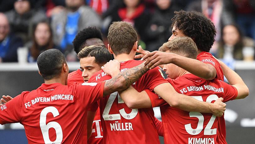 Der FC Bayern gewinnt bei der TSG 1899 Hoffenheim mit 6:0. Der FC Bayern gewinnt bei der TSG 1899 Hoffenheim mit 6:0.