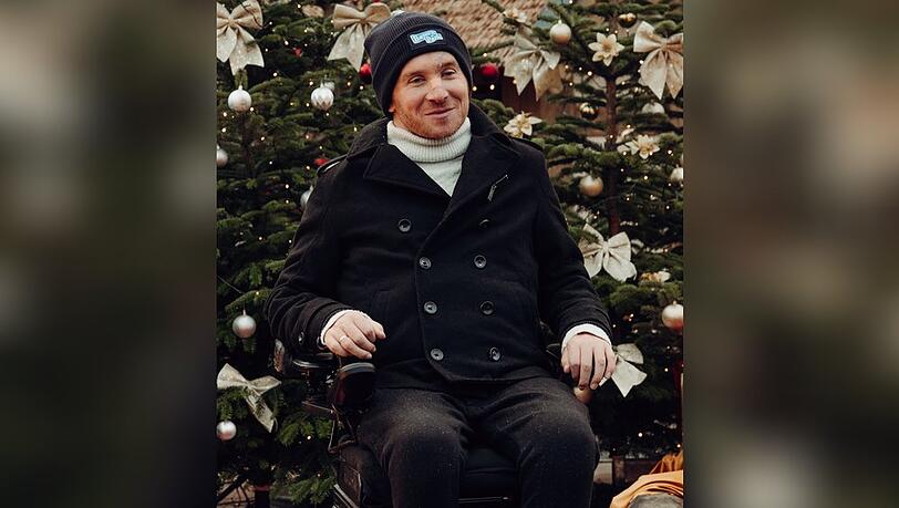 Samuel Koch beim Familienzauber im Bayern-Park am ersten Advents-Wochenende.