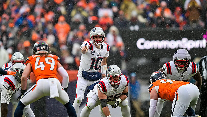 Auf ihn kommt es im Super Bowl an: Patriots-Quarterback Drake Maye.