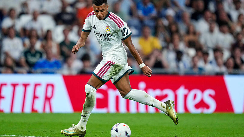 Gewohnt selbstbewusst: Kylian Mbapp&eacute; von Real Madrid.