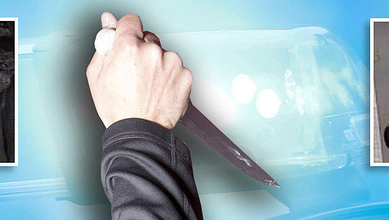 Der Täter drohte seinem Opfer mit einem Messer. (Symbolbild) Der Täter drohte seinem Opfer mit einem Messer. (Symbolbild)