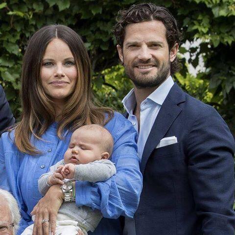 Stolze Eltern: Prinzessin Sofia und Prinz Carl Philip.