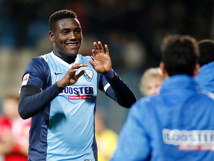 Mittlerweile für den VfL Bochum als Torjäger aktiv: Ex-Löwe Peniel Mlapa.