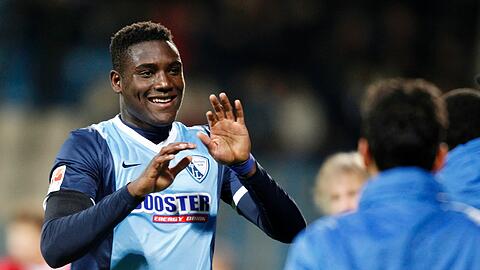 Mittlerweile für den VfL Bochum als Torjäger aktiv: Ex-Löwe Peniel Mlapa. Mittlerweile für den VfL Bochum als Torjäger aktiv: Ex-Löwe Peniel Mlapa.